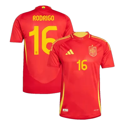 Men's Spain RODRIGO #16 Home Player Version Soccer Jersey 2024 - worldjerseyshop