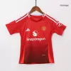 Kids Manchester United Home Soccer Jersey Kits(Jersey+Shorts) 2024/25 - worldjerseyshop