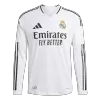 Men's Real Madrid Home Soccer Long Sleeves Jersey Player Version 2024/25 - worldjerseyshop