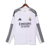 Men's Real Madrid Home Soccer Long Sleeves Jersey 2024/25 - worldjerseyshop