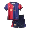 Kids Barcelona Home Soccer Jersey Kits(Jersey+Shorts) 2024/25 - worldjerseyshop