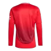 Men's Manchester United Home Soccer Long Sleeves Jersey 2024/25 - worldjerseyshop