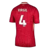 Men's Liverpool VIRGIL #4 Home Soccer Short Sleeves Jersey 2024/25 - worldjerseyshop