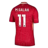 Men's Liverpool M.SALAH #11 Home Soccer Short Sleeves Jersey 2024/25 - worldjerseyshop