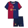 Kids Barcelona Home Soccer Jersey Kits(Jersey+Shorts) 2024/25 - worldjerseyshop