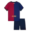 Kids Barcelona Home Soccer Jersey Kits(Jersey+Shorts) 2024/25 - Spotify Logo Without Text - worldjerseyshop