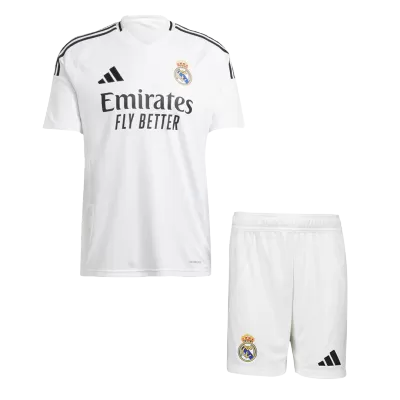 Men's Real Madrid Home Soccer Kit(Jersey+Shorts) 2024/25 - worldjerseyshop