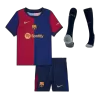 Kids's Barcelona Home Soccer Whole Kits(Jerseys+Shorts+Socks) 2024/25 - worldjerseyshop