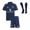 Kids's Manchester United Away Soccer Whole Kits(Jerseys+Shorts+Socks) 2024/25 - worldjerseyshop