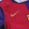 Kids Barcelona Home Soccer Jersey Kits(Jersey+Shorts) 2024/25 - Spotify Logo Without Text - worldjerseyshop