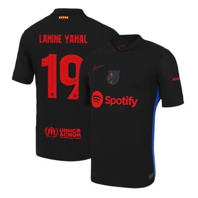 Men's Barcelona LAMINE YAMAL #19 Away Player Version Soccer Jersey 2024/25 - UCL - worldjerseyshop