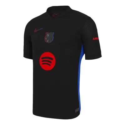 Men's Barcelona Away Player Version Soccer Jersey 2024/25 - Spotify Logo Without Text - worldjerseyshop