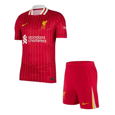 Men's Liverpool Home Soccer Kit(Jersey+Shorts) 2024/25 - worldjerseyshop