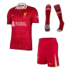 Men's Liverpool Home Soccer Whole Kits(Jerseys+Shorts+Socks) 2024/25 - worldjerseyshop