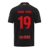 Men's Barcelona LAMINE YAMAL #19 Away Soccer Short Sleeves Jersey 2024/25 - UCL(Spotify Logo Without Text) - worldjerseyshop