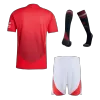 Men's Manchester United Home Soccer Whole Kits(Jerseys+Shorts+Socks) 2024/25 - worldjerseyshop