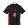 Men's Barcelona Away Soccer Short Sleeves Jersey 2024/25 - Spotify Logo Without Text - worldjerseyshop