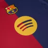 Men's Barcelona Home Soccer Short Sleeves Jersey 2024/25 - Spotify Logo Without Text - worldjerseyshop