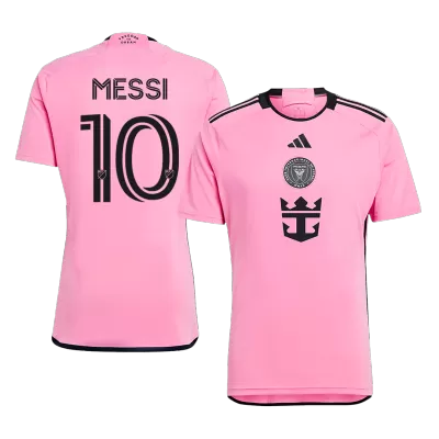 Men's Inter Miami CF MESSI #10 Home Soccer Short Sleeves Jersey 2024/25 - worldjerseyshop