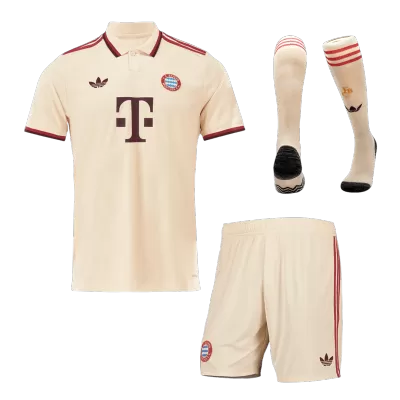 Men's Bayern Munich Third Away UCL Soccer Whole Kits(Jerseys+Shorts+Socks) 2024/25 - worldjerseyshop