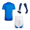 Men's Italy Home Soccer Whole Kits(Jerseys+Shorts+Socks) 2024 - worldjerseyshop